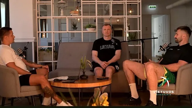 ALK nuotr./Agnius Atstopas, Tomas Pačėsas, Linas Kleiza