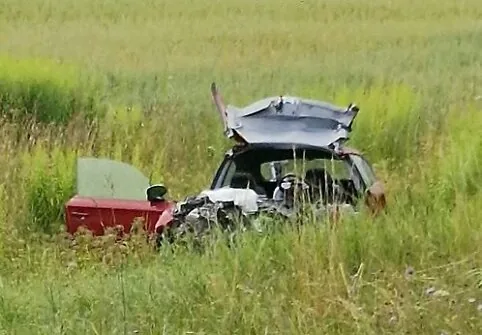 Accident in Vilnius district, Ažulaukė village