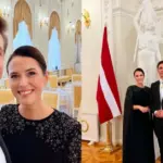 Rarely seen wife of Prime Minister Mindaugas Sinkevičius appeared in public Aistė
