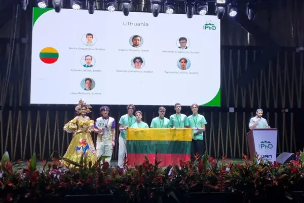 The third gold medal in history: Lithuanian students' success at the physics olympiad in Colombia