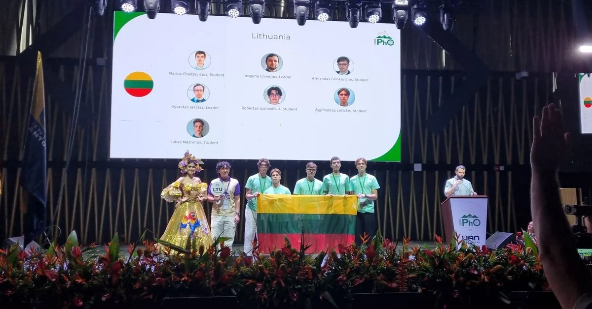 The third gold medal in history: Lithuanian students' success at the physics olympiad in Colombia