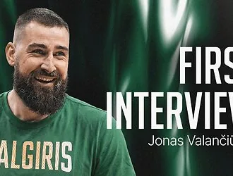 Valančiūnas, introduced in Kaunas, revealed what fascinates him about "Žalgiris": "I want to be a part of it"