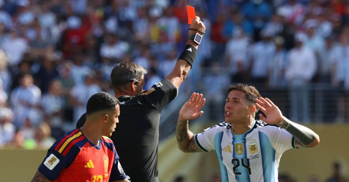 The referee who whistled in the World Cup final ended his career