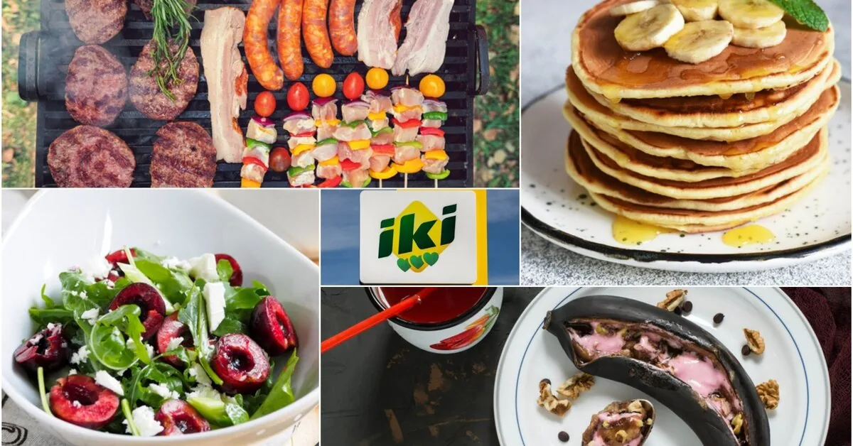 This weekend will be spoiled with warmth, football, and huge "Iki" discounts: what delicious dishes to cook while the summer weather is still here