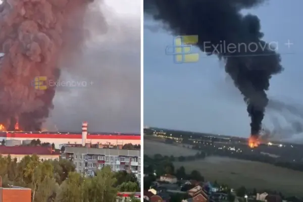 400 drones flew towards Moscow: the third "Wildberries" logistics center is on fire