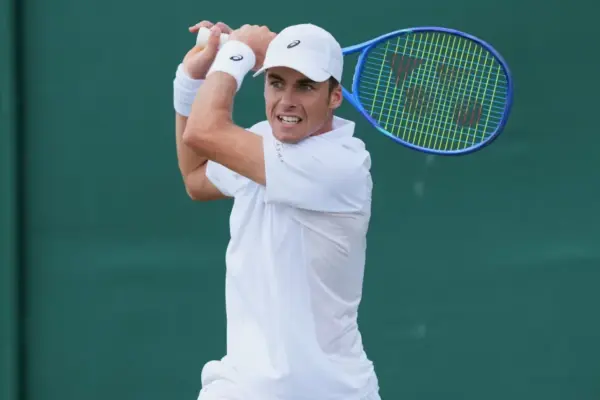 Vilius Gaubas lost in a tough battle to a top hundred player