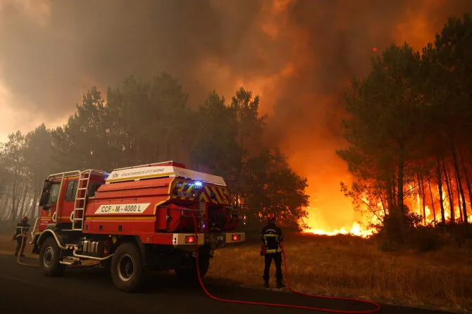 Forest fire France / ROMAIN PERROCHEAU / AFP