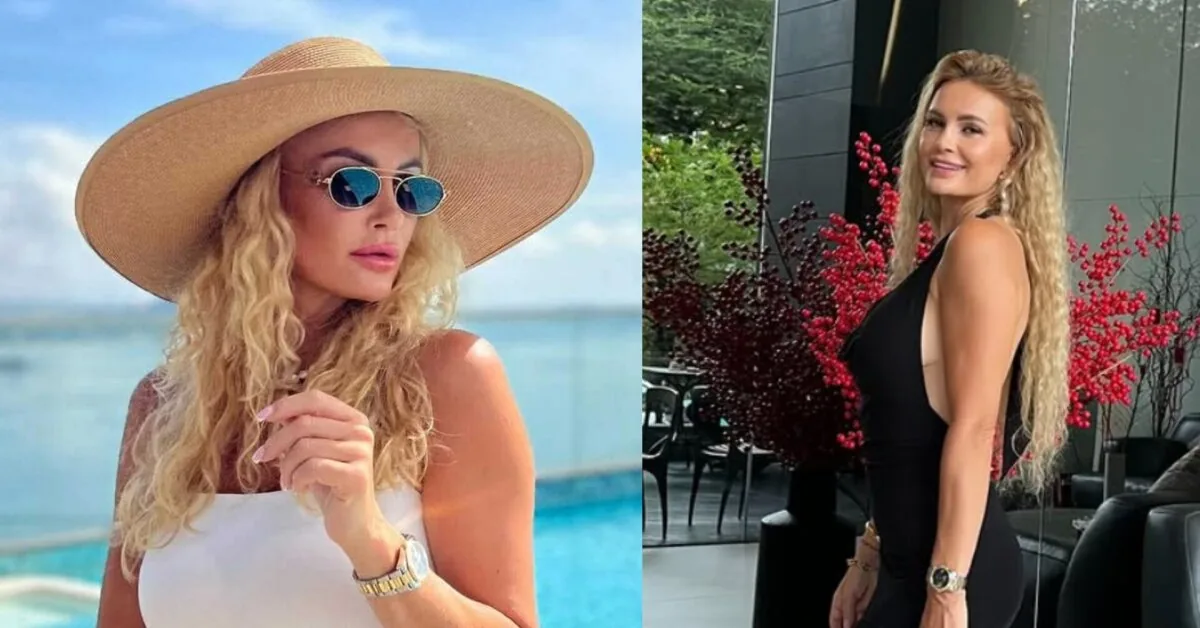 43-year-old Kristina Meseguer took off her clothes: showed off her well-groomed body