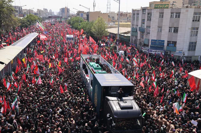 Ali Khamenei's funeral in Tehran / ATTA KENARE / AFP
