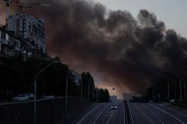 War in Ukraine. Russians launched the largest ballistic missile attack on Kyiv during the entire war