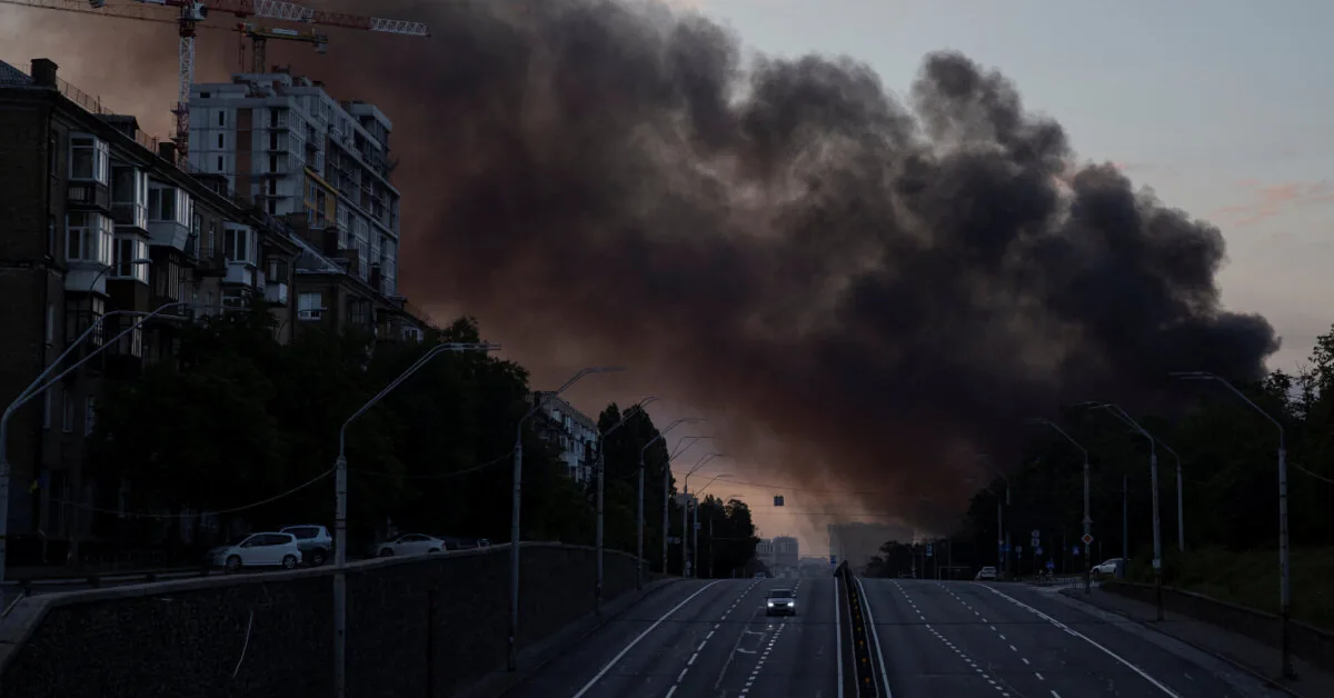 War in Ukraine. Russians launched the largest ballistic missile attack on Kyiv during the entire war