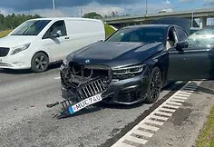 Trijų BMW avarija prie Kauno sukėlė spūstį automagistralėje A1