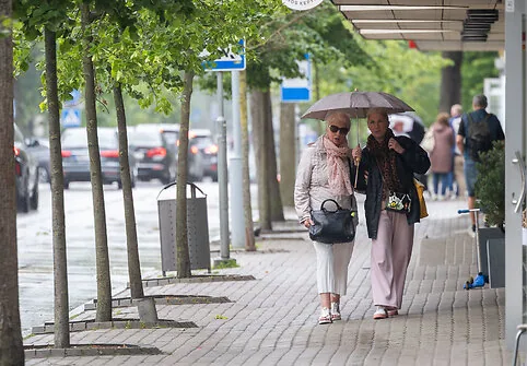 Lietinga vasara Palangoje