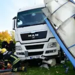 Both drivers were sober, but both the truck and the bus need repairs