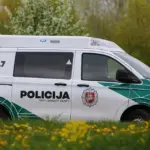 A police officer on duty was involved in an accident in Panevėžys