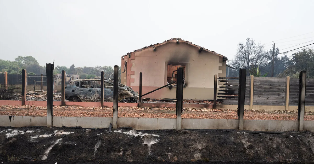220,000 people evacuated in France due to massive fire