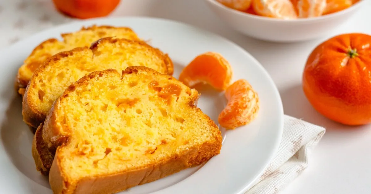 Butter sponge cake with mandarins – perfect with coffee or tea