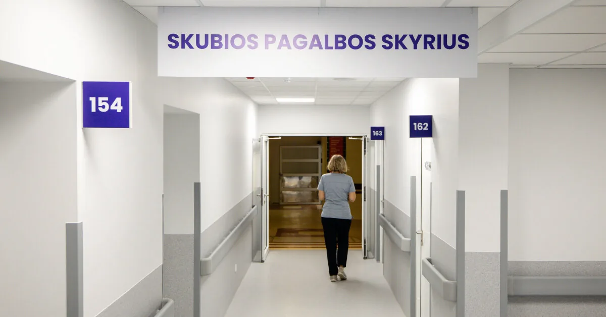 Sent from one emergency department to another: when can you go to Kaunas Hospital, and when only to Kaunas Clinics?