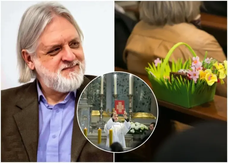 Juliaus Kalinsko / BNS, asmeninė nuotr./Dr. Giedrius Saulytis / Velykų mišios