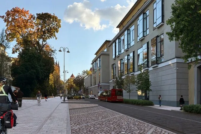 VV iliustr./PHENOMENA STUDIES ir Vilniaus vystymo kompanijos vizualizacijos, Maironio g.