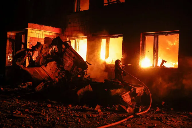 Reuters / Scanpix/Russian missile strikes in Kyiv