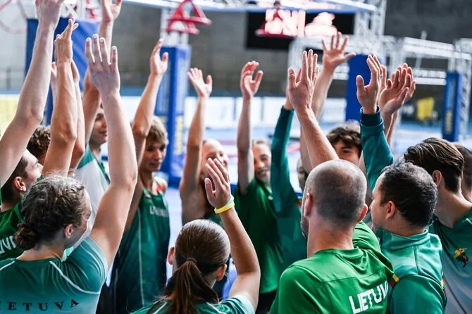 Dariaus Kibirkščio nuotr./Lietuvos jaunieji penkiakovininkai rengiasi pasaulio jaunimo šiuolaikinės penkiakovės čempionatui.