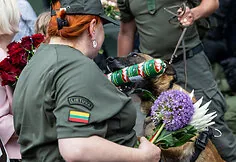 State Fire and Rescue Service Rescue and Search Team (LERT) reception after the mission in Venezuela