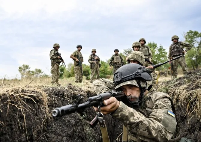 Ukrainian soldiers. / Ukrinform/SIPA / Ukrinform/SIPA