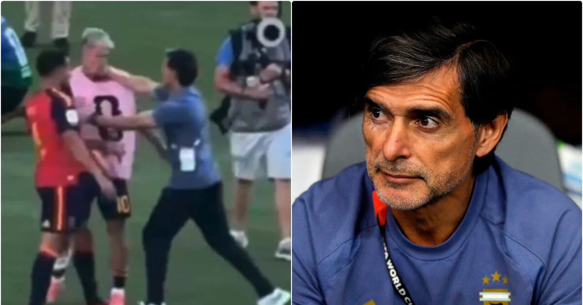 Fight between player and coach: Argentine's strike caught on Spanish player