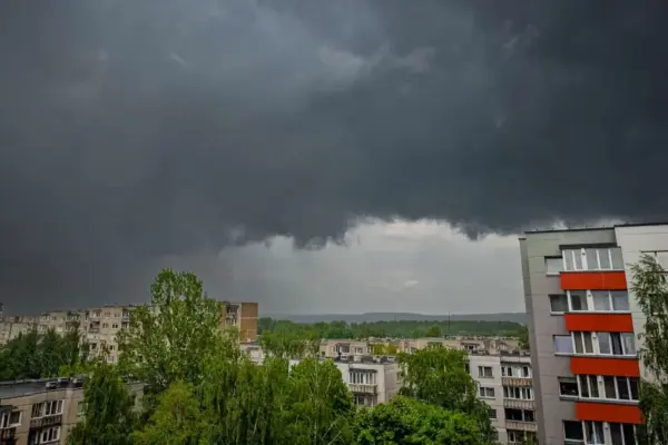 Warning for part of Lithuania: severe storm and thunderstorm will hit