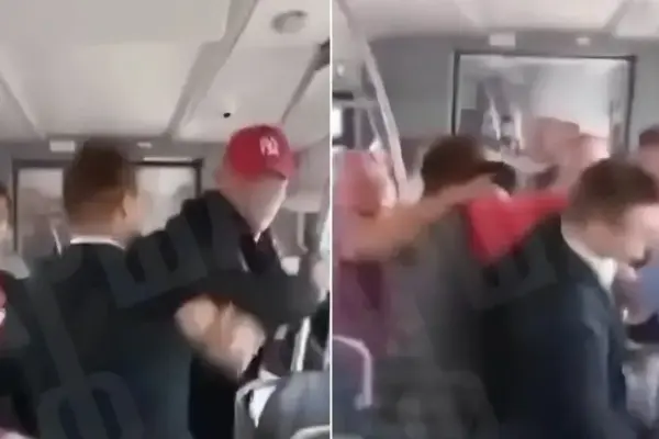 In Poland, train passengers stood up to defend a Ukrainian and a conductor: pushed out through the door