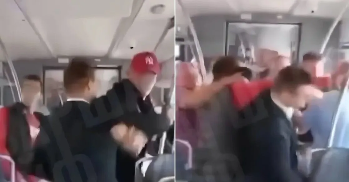 In Poland, train passengers stood up to defend a Ukrainian and a conductor: pushed out through the door