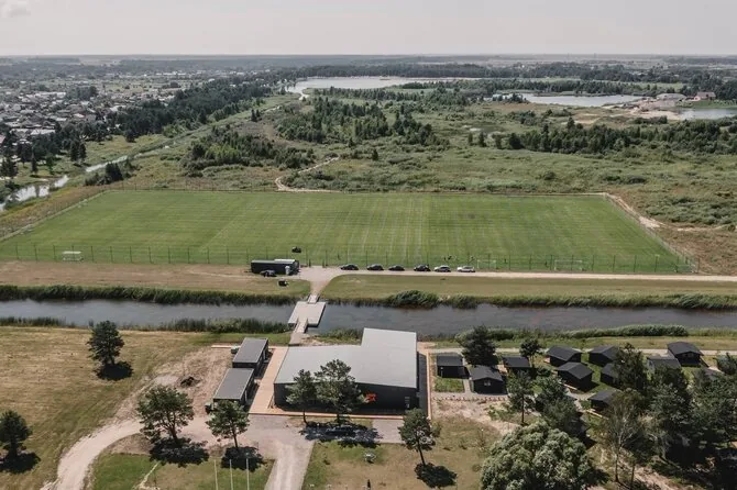 Banga club photo/This summer, Gargždai „Banga“ realized a great ambition – it opened one of the most modern football camp bases in Lithuania.