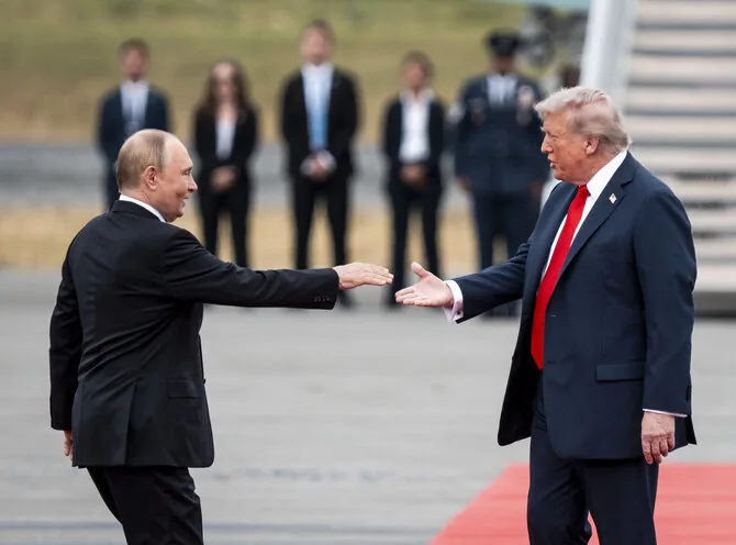 Doug Mills/ "The New York Times"/Vladimir Putin, Donald Trump