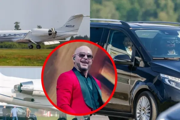 Superstar Pitbull – already in Lithuania! Landed at Kaunas airport by private plane