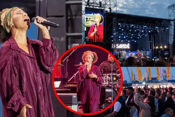 Sea Festival culmination: British singer Emeli Sandé's voice captivated the crowd of fans