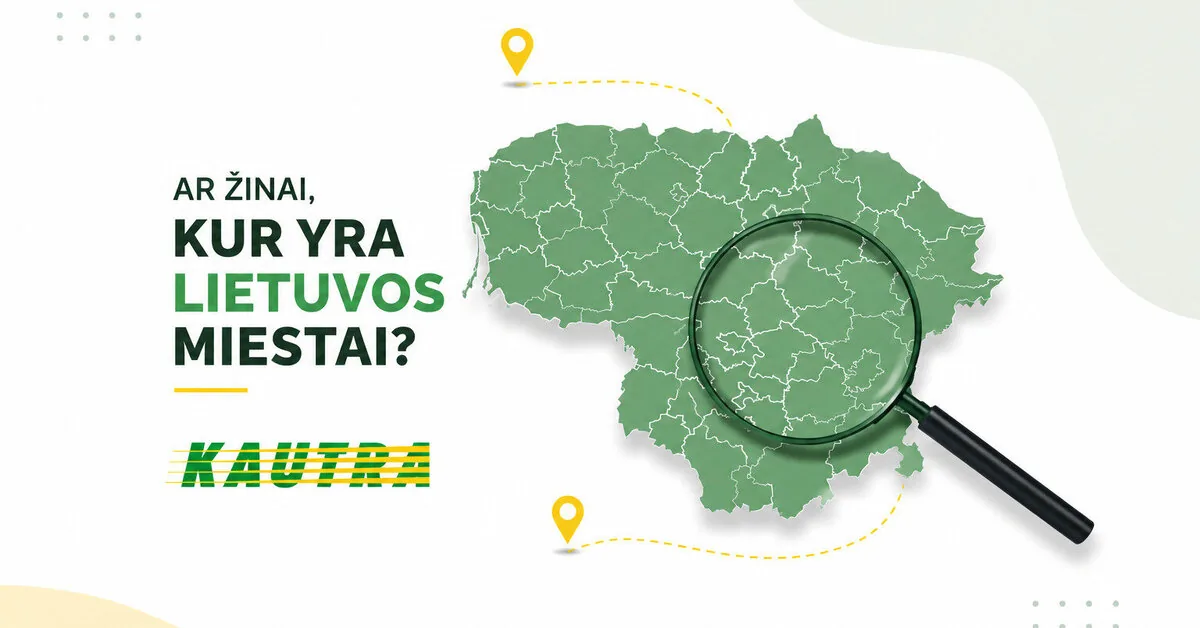 Embark on a fun game: can you correctly mark where the cities of Lithuania are?