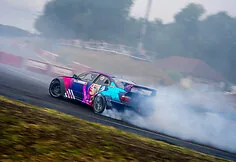 Drift King in Hungary competed Gediminas Levickas, Sandra Janušauskaitė and Arnas Kazokevičius
