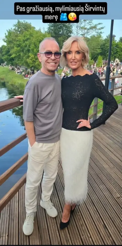 Social media photo/Živilė Pinskuvienė and Kastytis Kerbedis