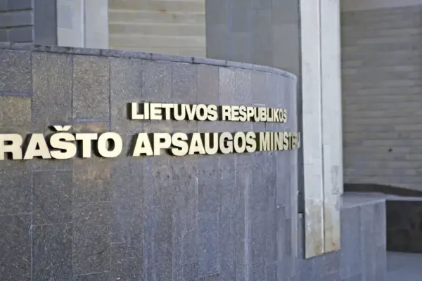 Work at the Ministry of National Defence is being completed by Deputy Minister Vitalija Zumerienė