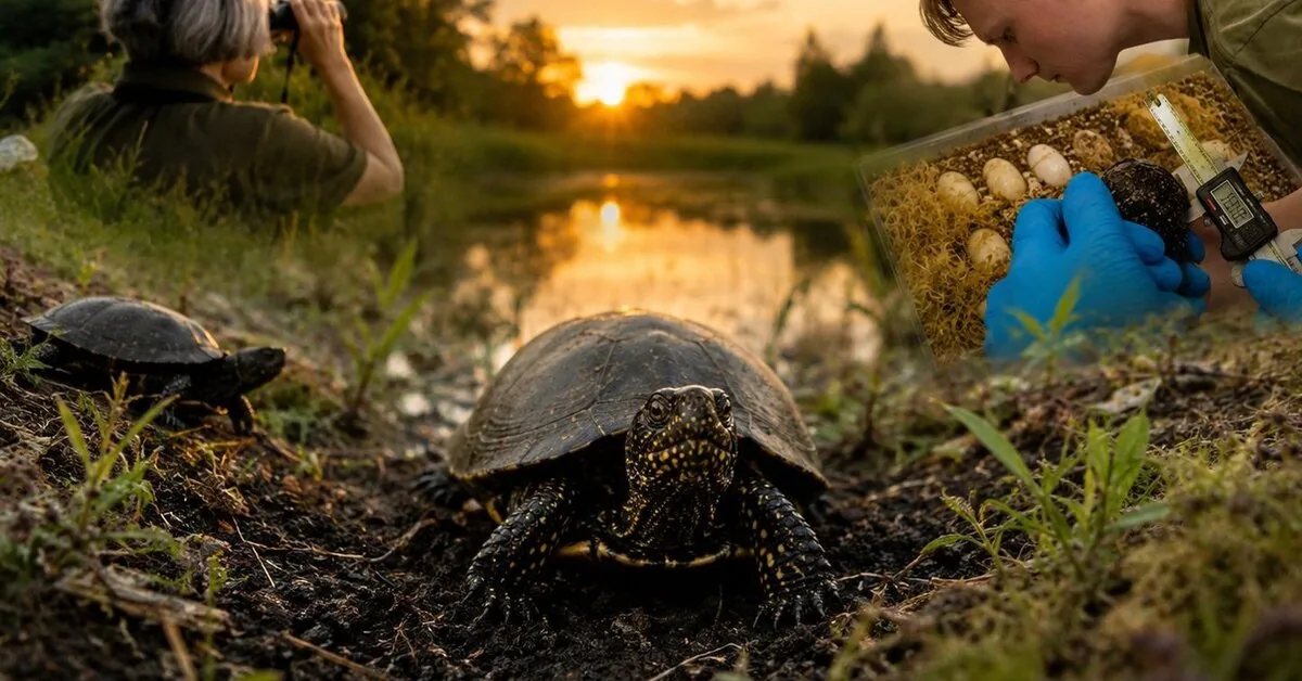 Exclusive report: how turtles return to the Dzūkija ponds