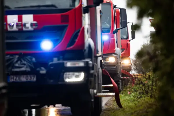 A fire broke out at a biofuel site in Kupiškis district, arson suspected