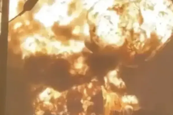 Ukrainian drones struck three oil bases in Russia at once