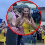 At Katažina's concert – an unexpected incident: captured what the performer was doing