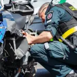 In Vilnius, a car failed to yield to a motorcycle: motorcyclist injured
