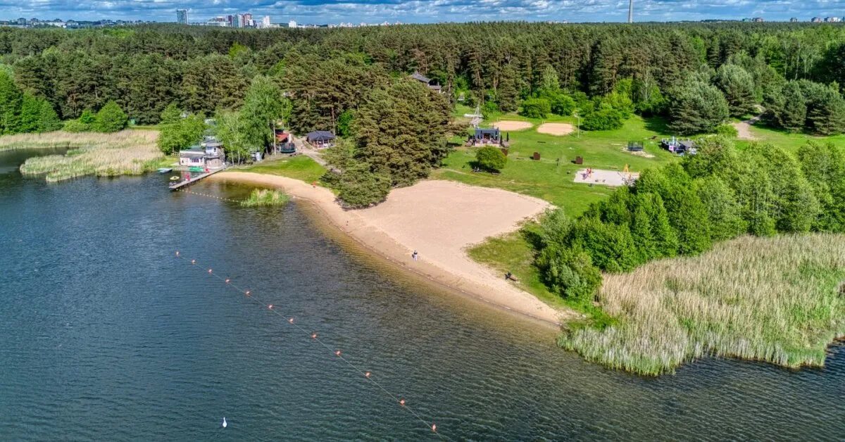 Before the hot weekend, the water at Vilnius beaches is warming up: where is it the warmest?