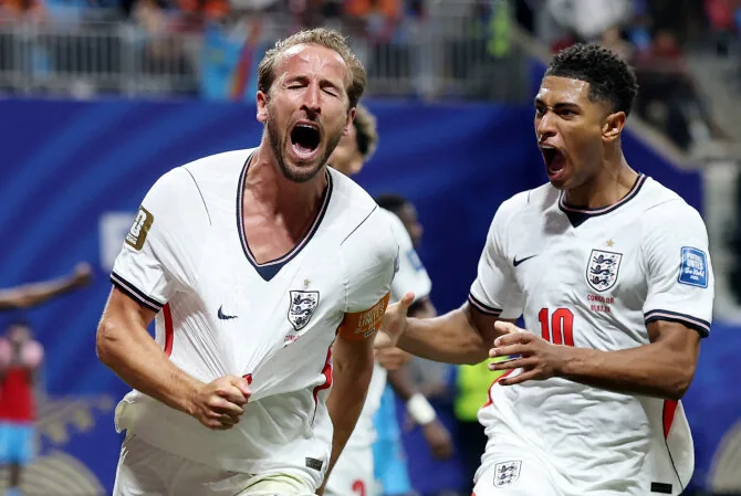 „Scanpix“ nuotr./Harry Kane'as, Jude'as Bellinghamas