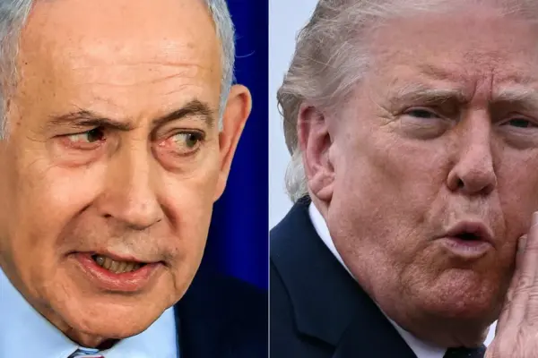 Benjamin Netanyahu is to meet with Donald Trump at the White House on Tuesday