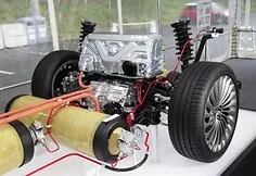 „Toyota Mirai“ hydrogen fuel cell power unit (FCEV)