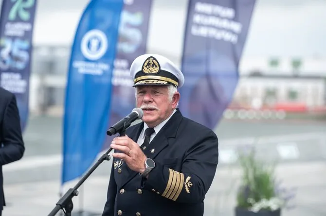 Photo by E.Sabaliauskaitė/Head of the Sea Captains' Association Juozas Liepuonius